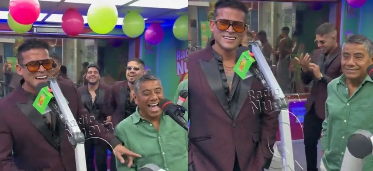Christian Domínguez revive éxitos de Hermanos Yaipén y canta ‘Una rosa lo sabe’ frente a Walter Yaipén
