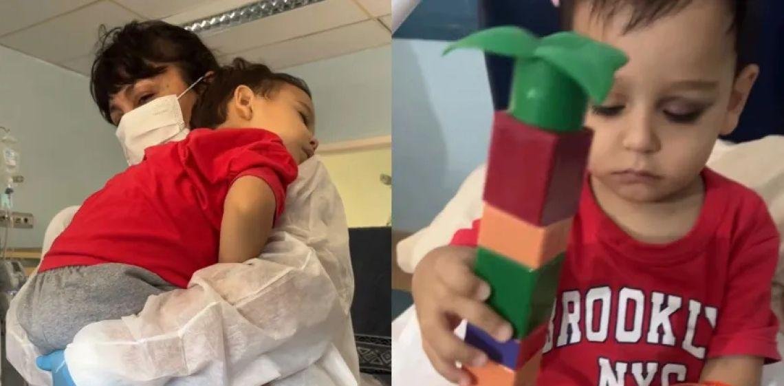 Felipe inicia un tratamiento prolongado en el Garrahan: estiman al menos un año de lucha contra el neuroblastoma