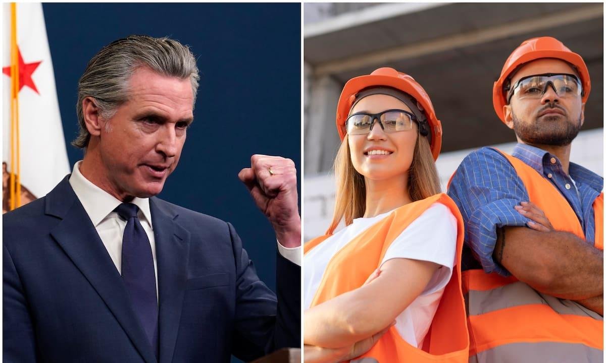La ley firmada por Gavin Newsom en California que impacta en todos los trabajadores y entró en vigor recientemente