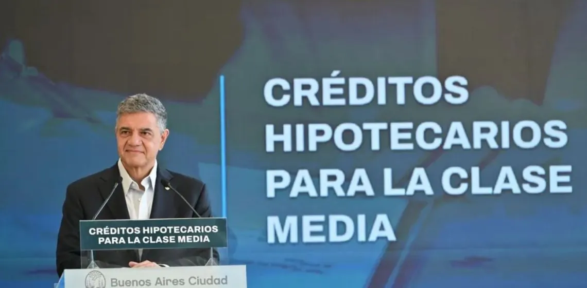 Jorge Macri anunció créditos hipotecarios para la clase media de CABA