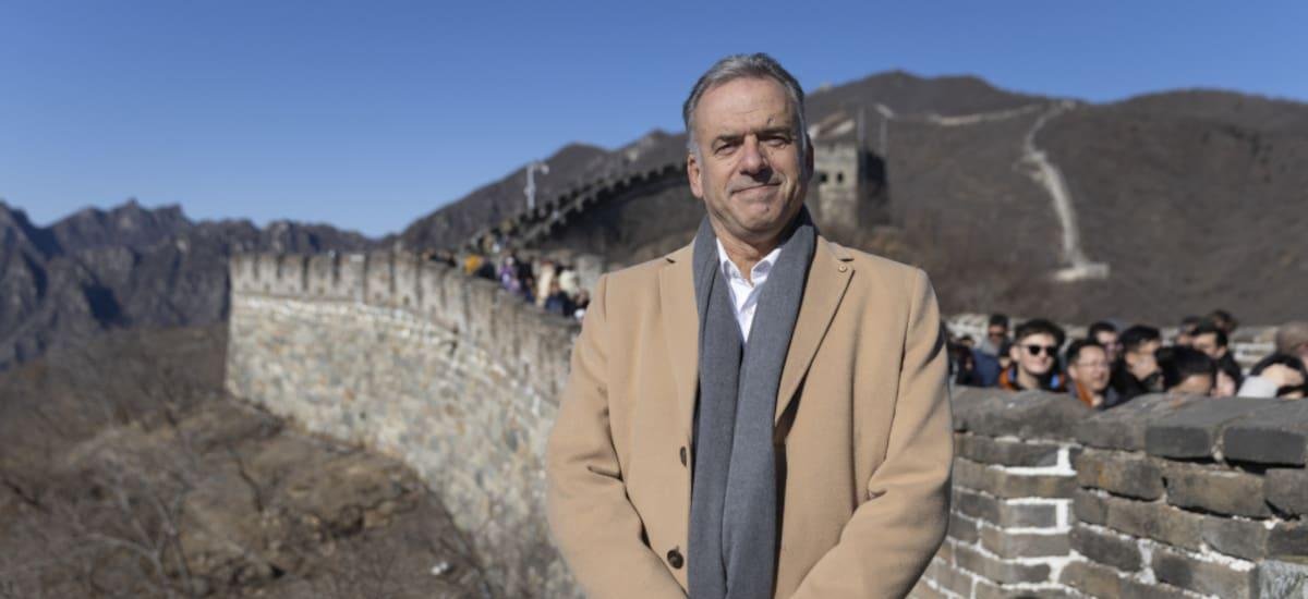 Orsi visitó sitios emblemáticos de China, antes de su encuentro con Xi Jinping - El Cronista