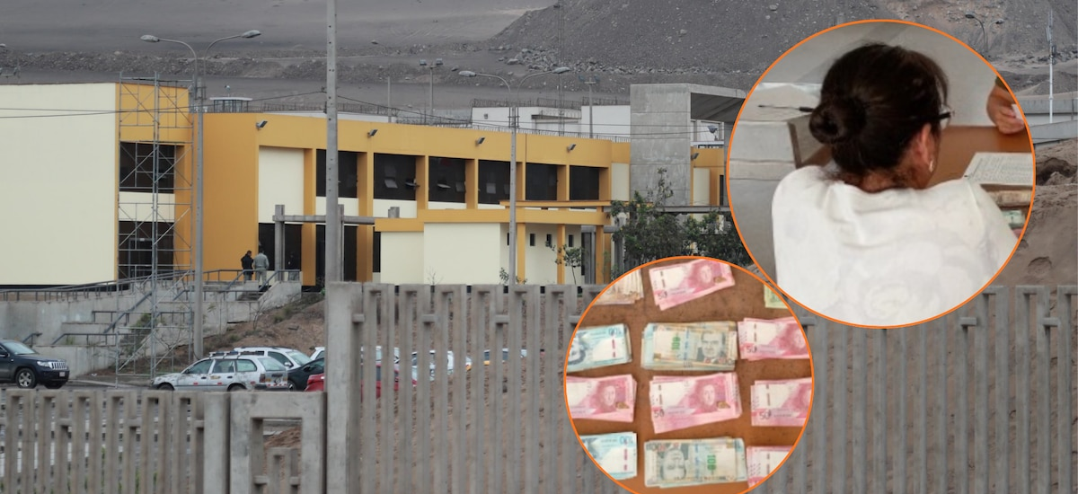 Intervienen a suboficial PNP que llevaba más S/16 mil en su ropa para ingresarlos a carceleta del penal Ancón II