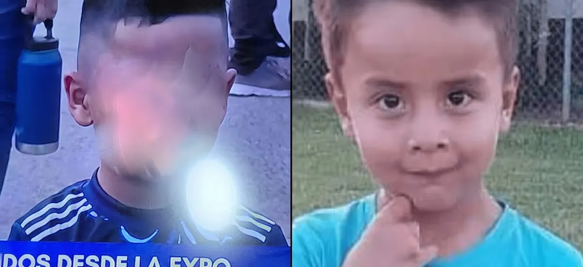 Descartaron que el niño filmado en la Expo de Paraguay sea Loan Peña