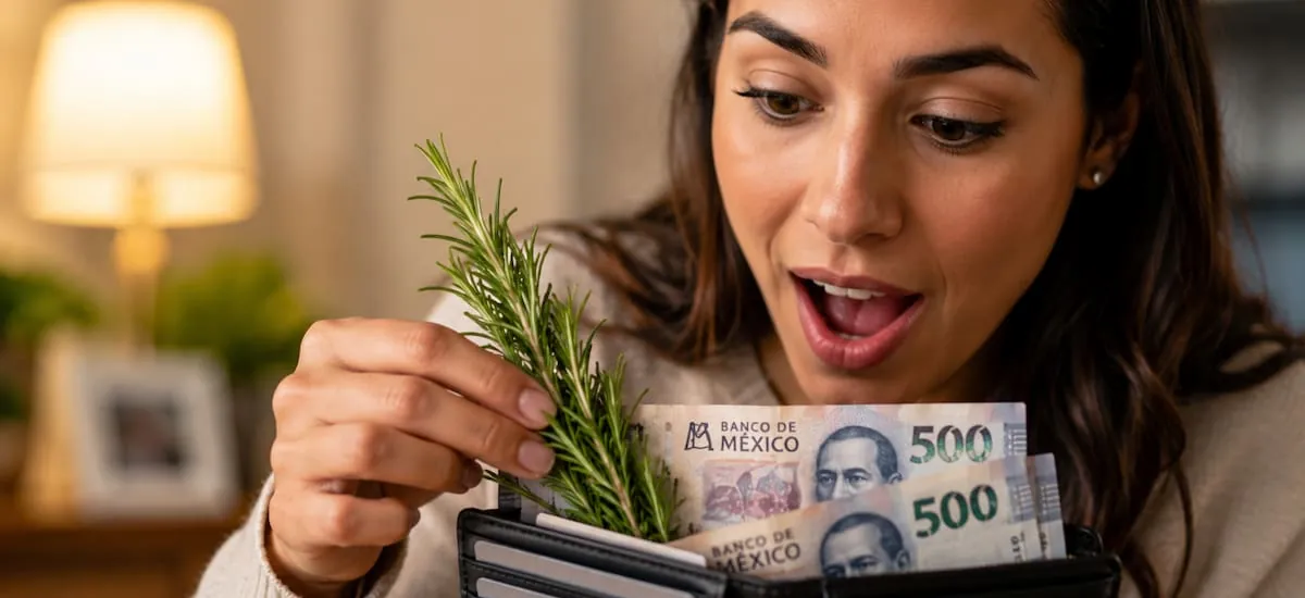 Guardar una hoja de romero en la billetera: por qué lo recomiendan para atraer dinero