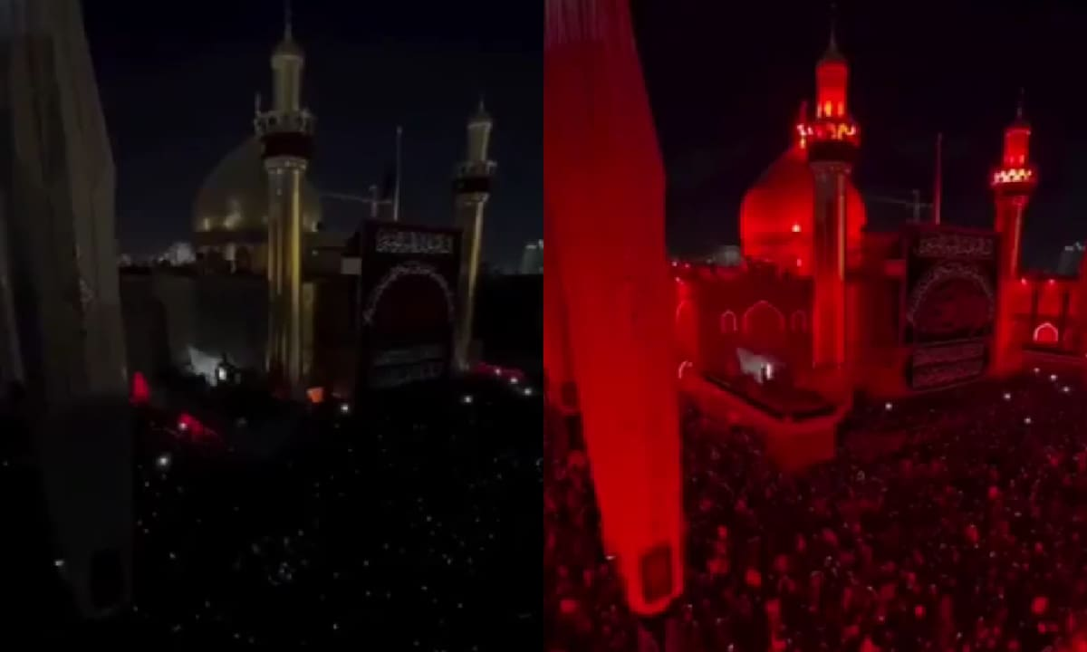 Así anunciaron en Irán la muerte del ayatollah Ali Khamenei: las luces se apagaron para cambiar a un color rojo