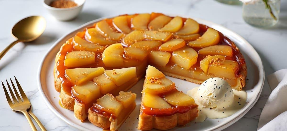 Sin harina ni azúcar: cómo preparar una tarta de manzana con toque gourmet en minutos