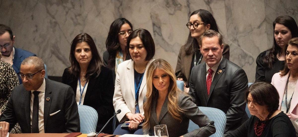 Melania Trump preside una reunión del Consejo de Seguridad de la ONU sobre la educación de los niños en conflictos