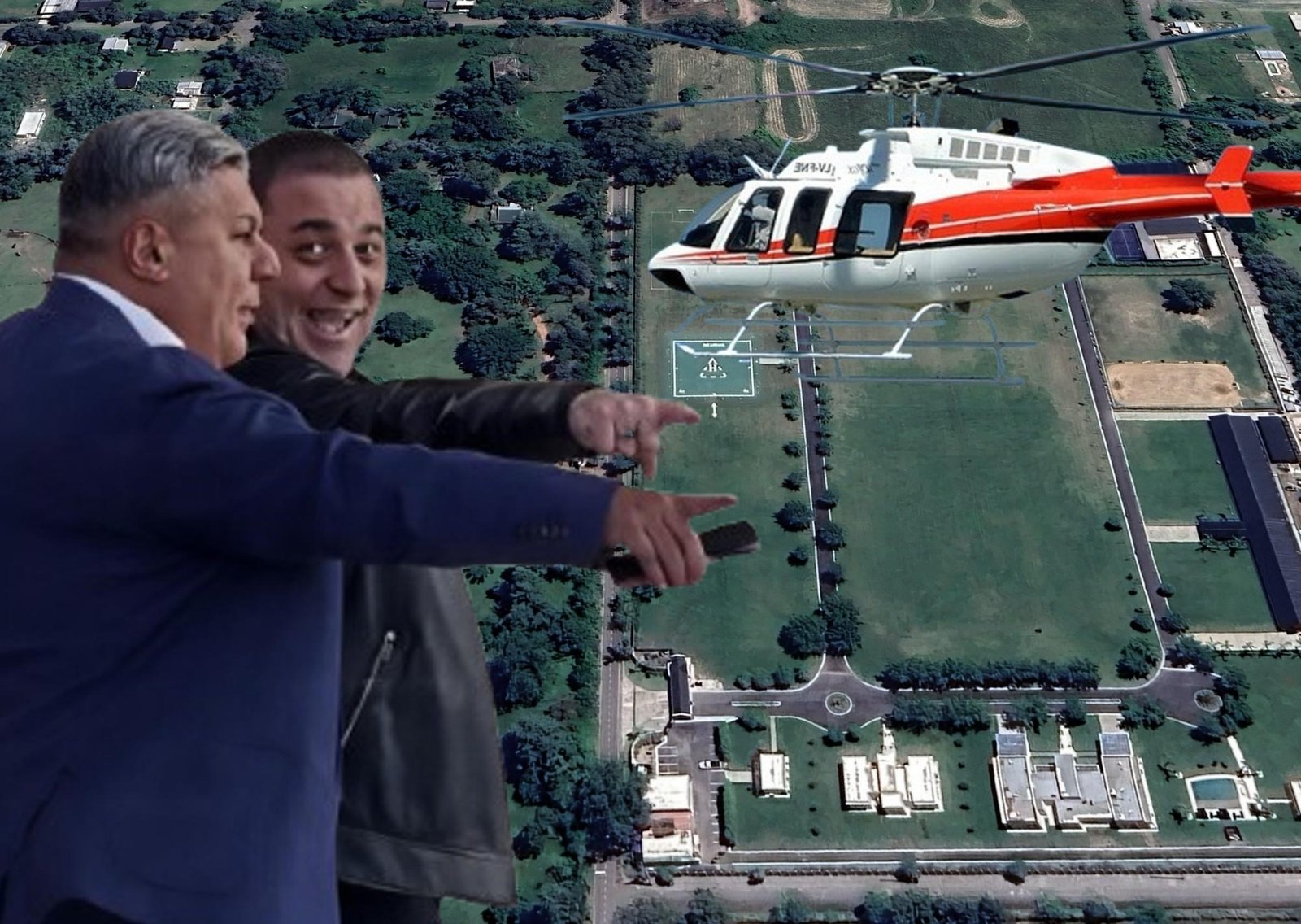 Corrupción en la AFA: otro helicóptero hizo al menos 34 vuelos a la mansión de Pilar