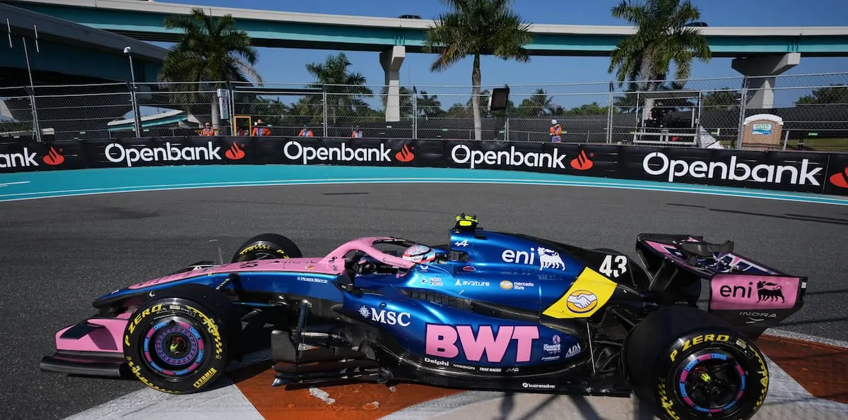 Franco Colapinto en el GP de Miami de Fórmula 1: una mejora notable con Alpine que lo hará largar 8º la carrera sprint