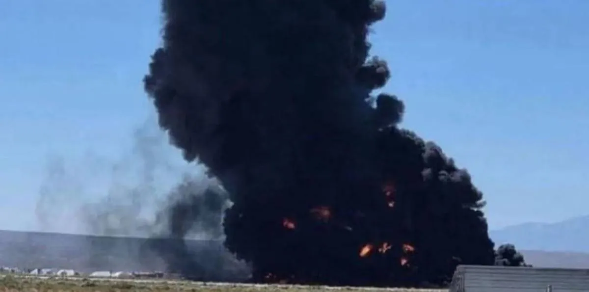 Se estrelló un bombardero B-52 de Estados Unidos tras despegar de una base militar en California