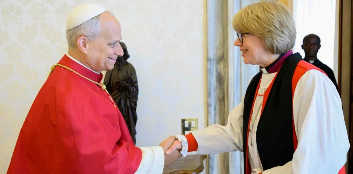 El Papa recibió a la primera arzobispa de la iglesia anglicana