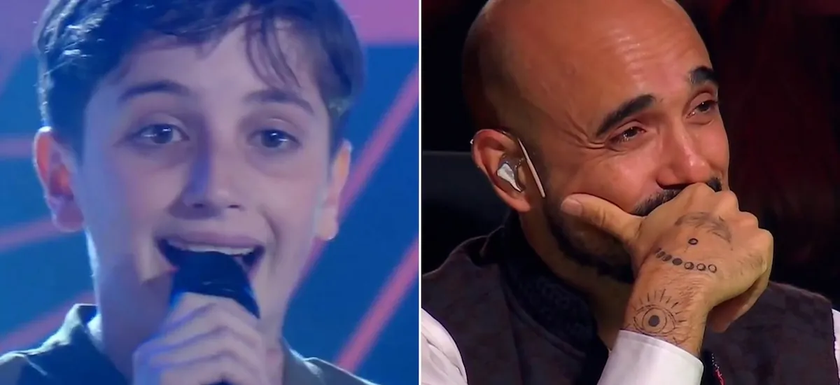 Tiene 13 años y emocionó a Abel Pintos al cantar uno de sus hits: “Estoy nervioso y contento”