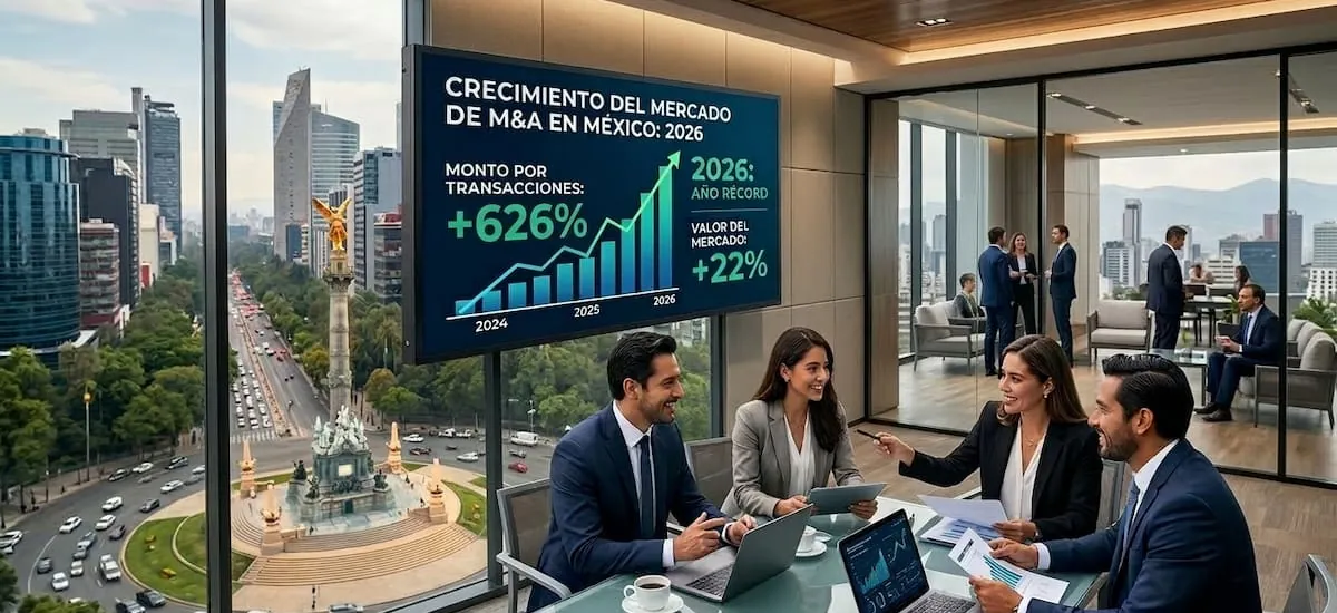 México sacude el mercado de M&A regional con un salto de 626% en capital movilizado, según TTR Data