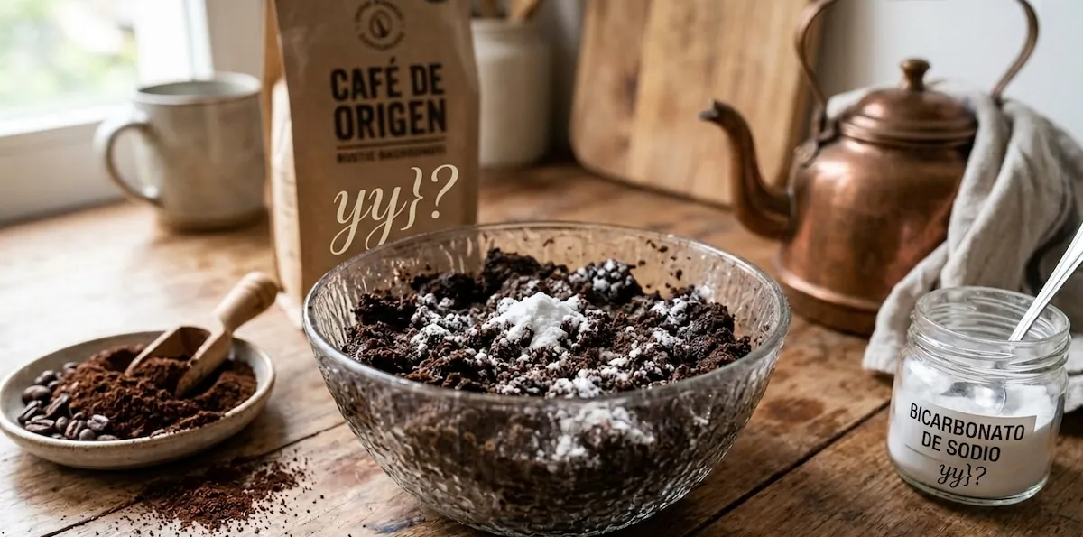 Por qué recomiendan mezclar café con bicarbonato de sodio
