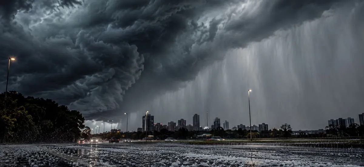 Se viene un diluvio histórico con tormentas por 48 horas: alerta por frío polar, intensas lluvias y ráfagas de viento de 60 kilómetros por hora