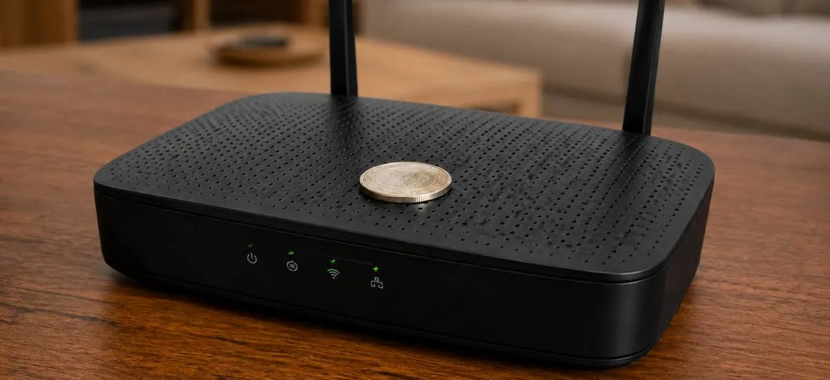 Colocar una MONEDA arriba del ROUTER de WiFi: por qué recomiendan hacerlo y para qué sirve
