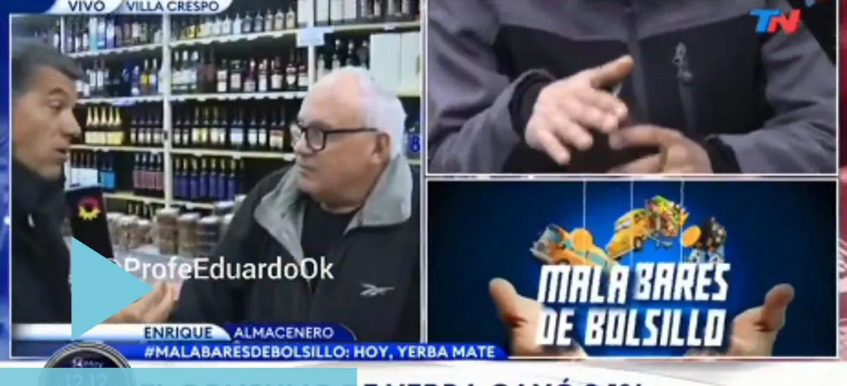 En TN salieron a preguntar por la baja del consumo de yerba y se llevaron una lección de por qué hay crisis económica