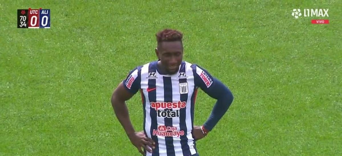 Expulsión de Eryc Castillo tras irresponsable manotazo contra rival en Alianza Lima vs UTC por Liga 1 2026