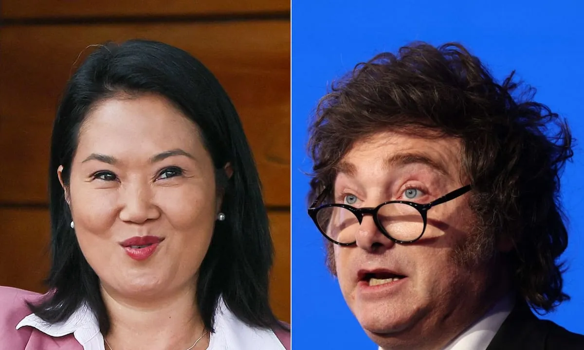 Tras el escándalo en Brasil, Milei viaja a Perú para presenciar la asunción de Keiko Fujimori