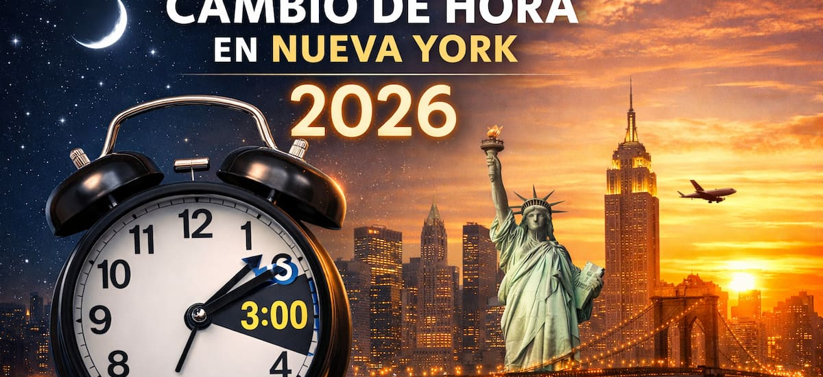 Cambia la hora en Nueva York: qué día hay que ajustar los relojes en 2026 y cómo hacerlo correctamente