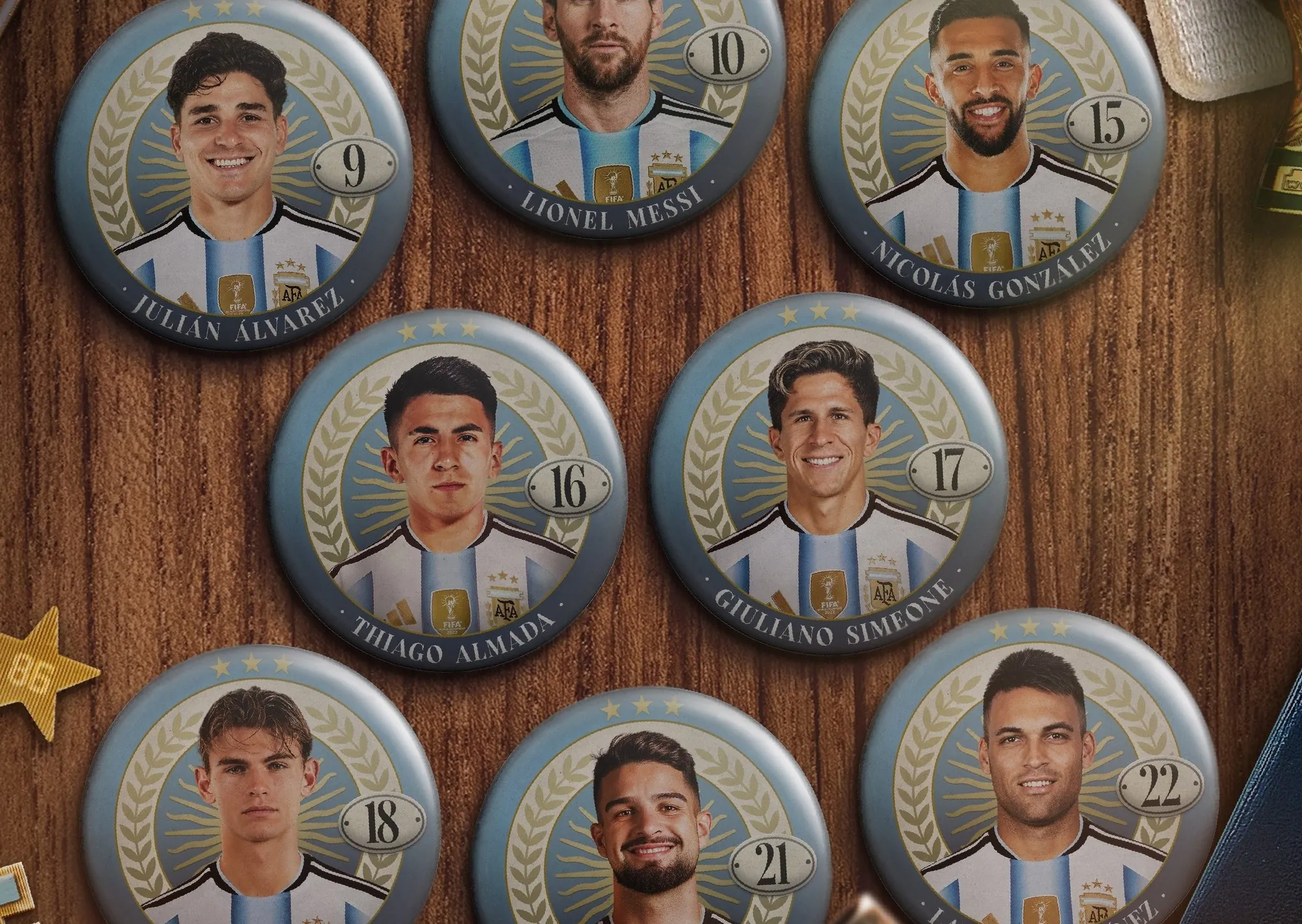 Los números de la Selección Argentina para el Mundial 2026: solo un campeón de Qatar cambió su dorsal en la nueva versión de la Scaloneta