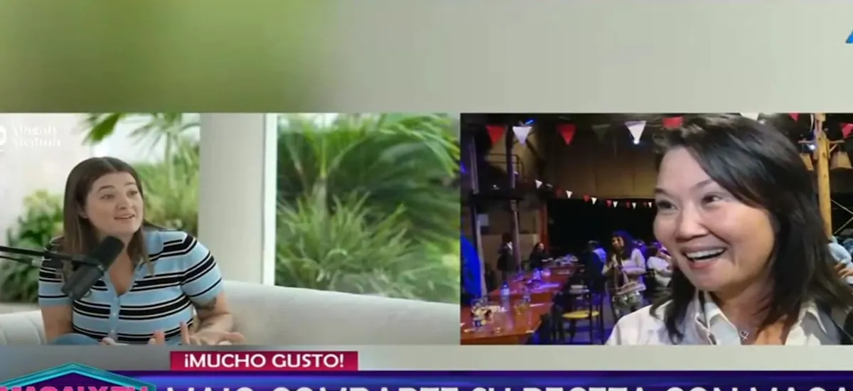 ‘Majo con Sabor’ revela su reacción cuando Keiko Fujimori llamó ‘guapo’ a Gabriel Calvo: “Me dio pena verla emocionada”