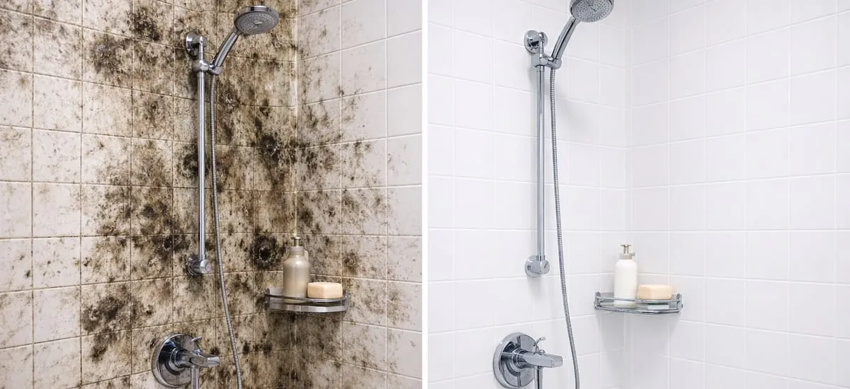 Ni vinagre ni lavandina: la mejor manera de eliminar los hongos de los azulejos del baño