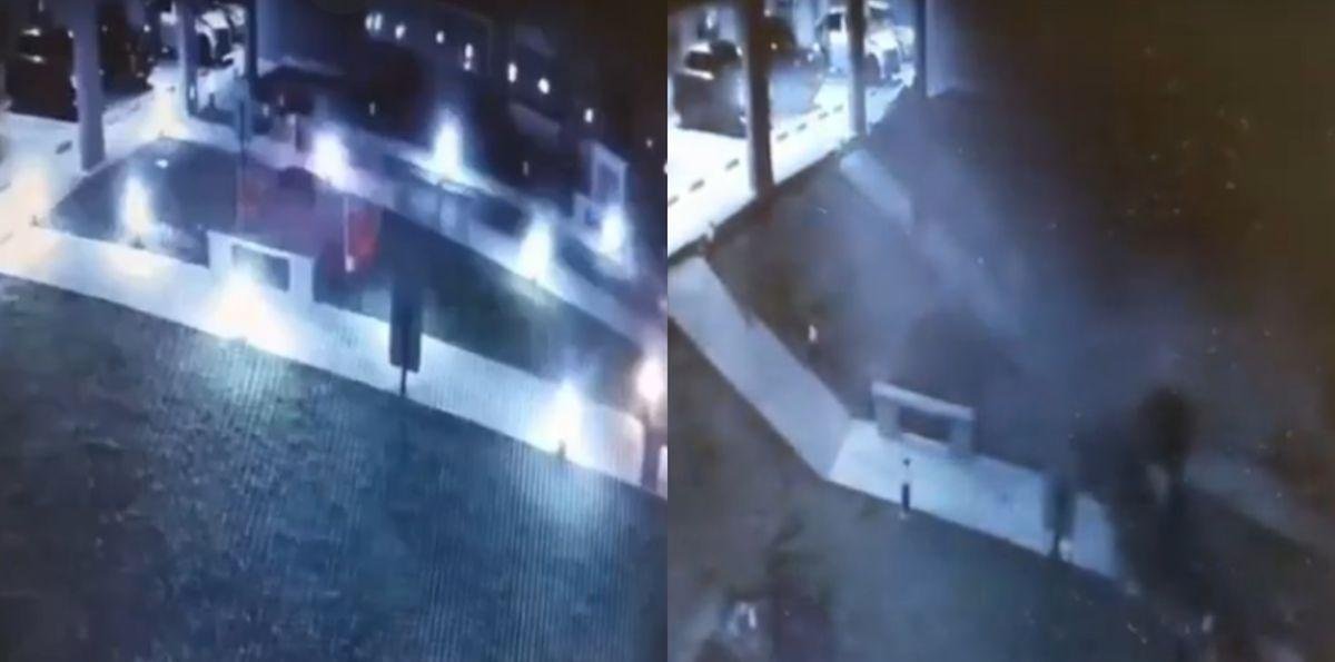 Impactante video: así se derrumbó el estacionamiento en Parque Patricios que dejó más de 60 autos destruidos