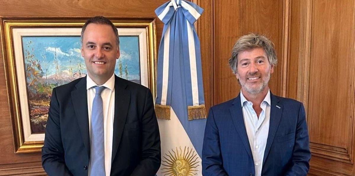Manuel Adorni recibió en Casa Rosada a Juan Bautista Mahiques, que jura este jueves como nuevo ministro de Justicia