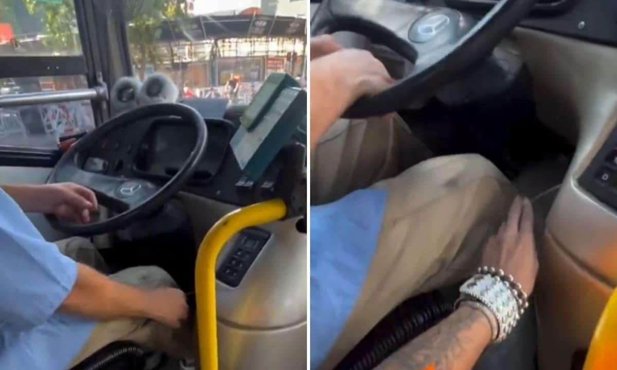 Mostró el “arma secreta” de los colectiveros: “¿Puedo?”