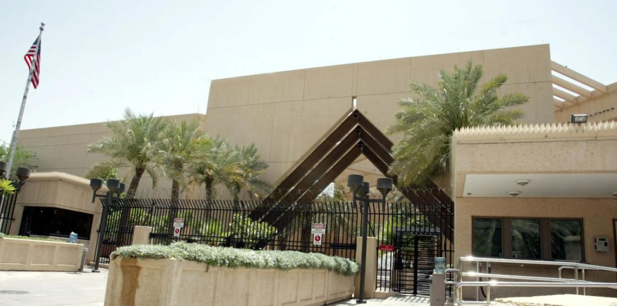 Dos drones impactaron contra la embajada de los Estados Unidos en Riad, capital de Arabia Saudita