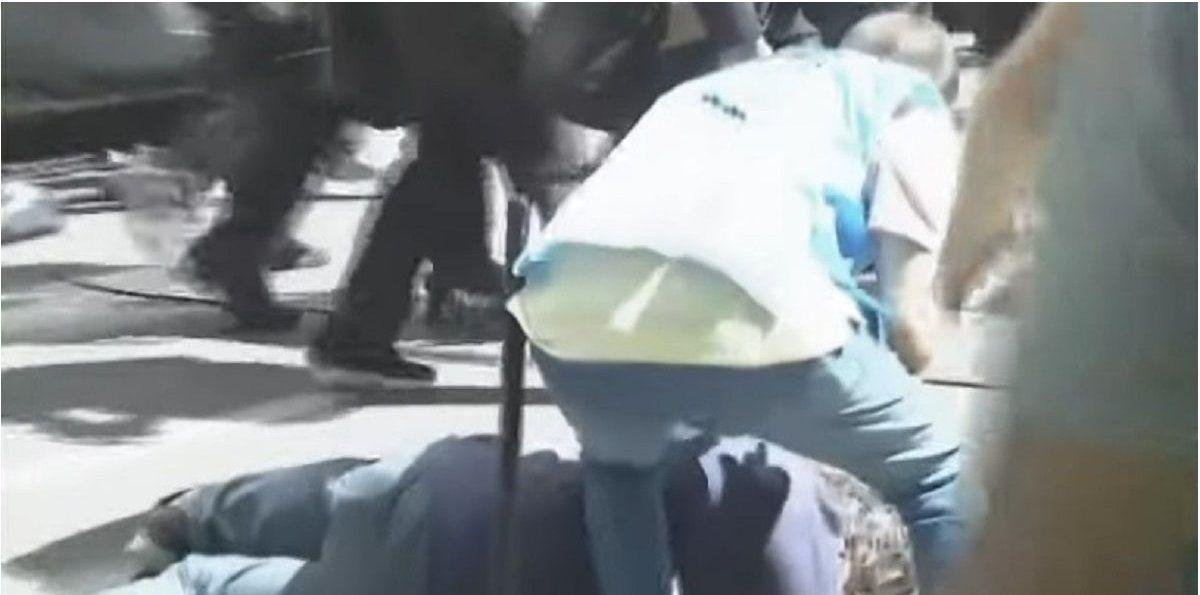 Tensión y represión a los trabajadores de FATE frente a la Secretaría de Trabajo