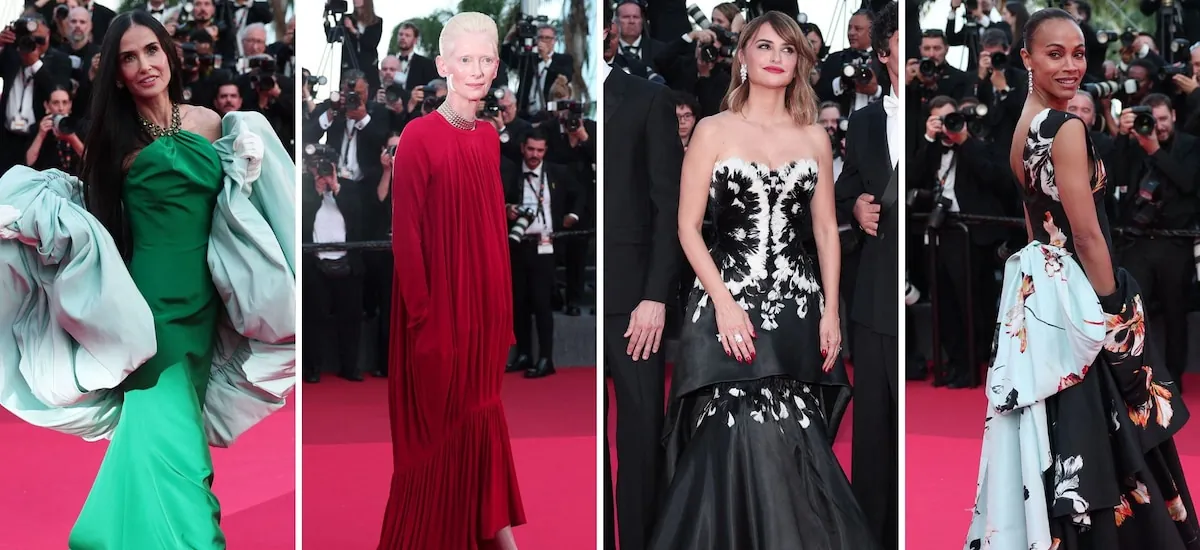 Demi Moore y Penélope Cruz lideraron la última noche de Cannes 2026: los 10 looks más comentados