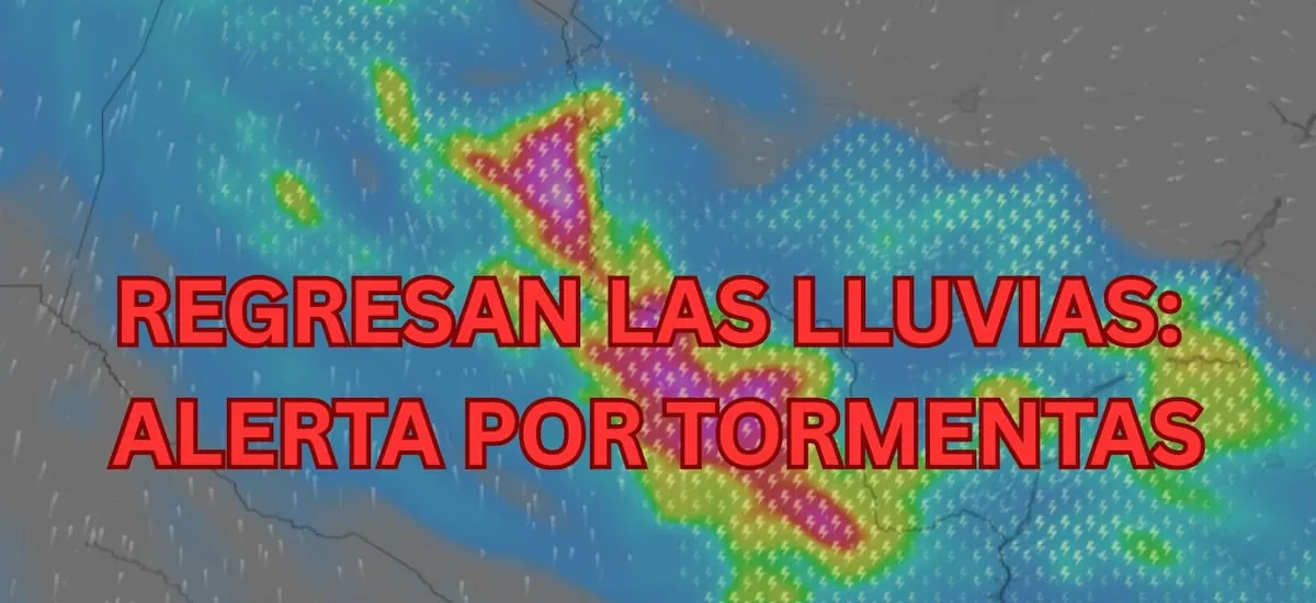 Se aproxima un diluvio histórico por 24 horas con tormentas y lluvias: todas las zonas afectadas