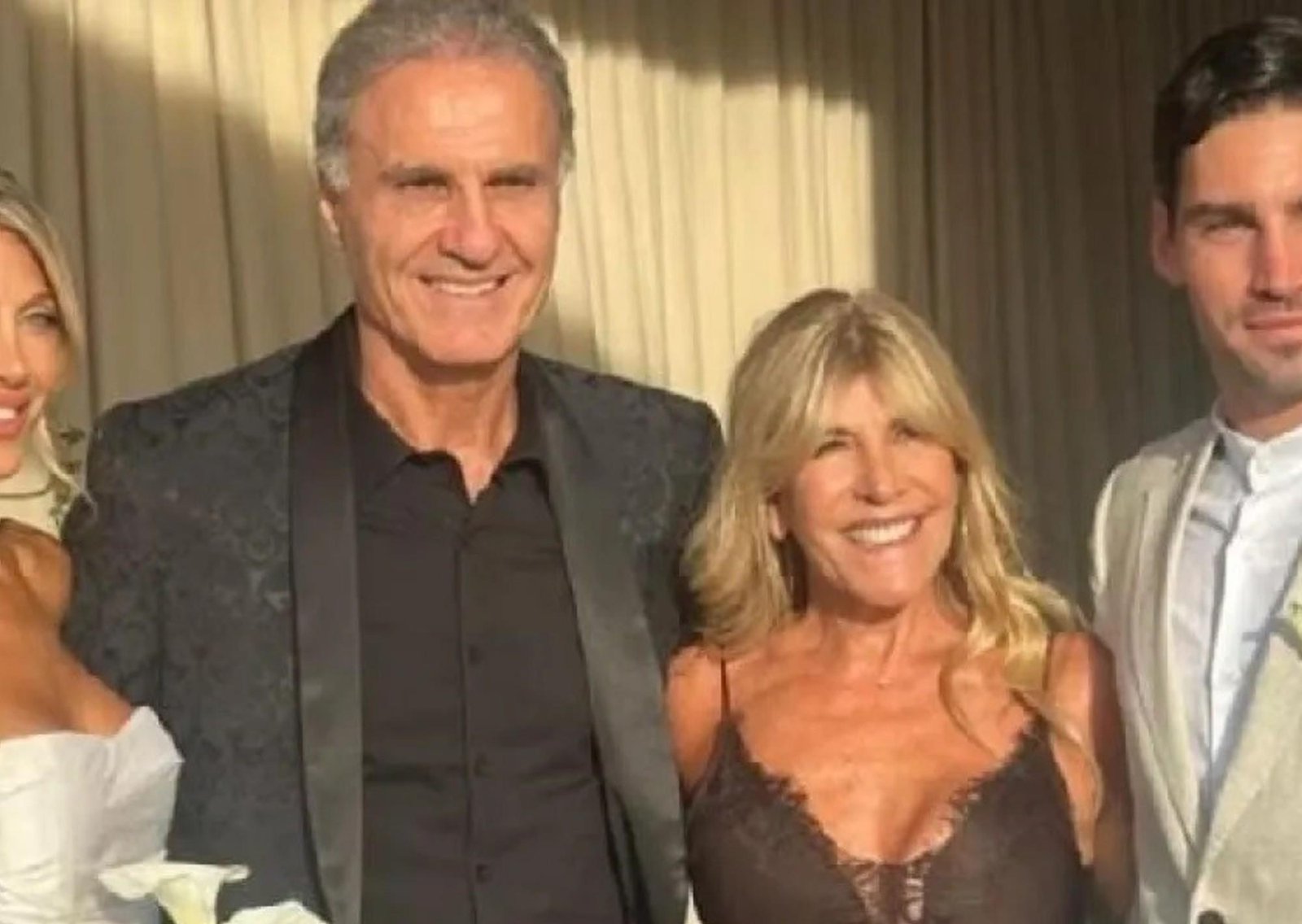 Entre lágrimas, Oscar Ruggeri dio un emotivo discurso en el casamiento de su hija Cale con Nicolás Maccari