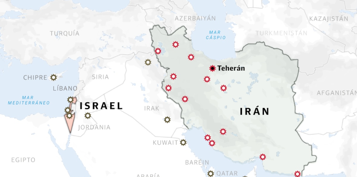 Mapa de la guerra entre Israel, Estados Unidos e Irán: los muertos que dejaron los últimos ataques en Medio Oriente