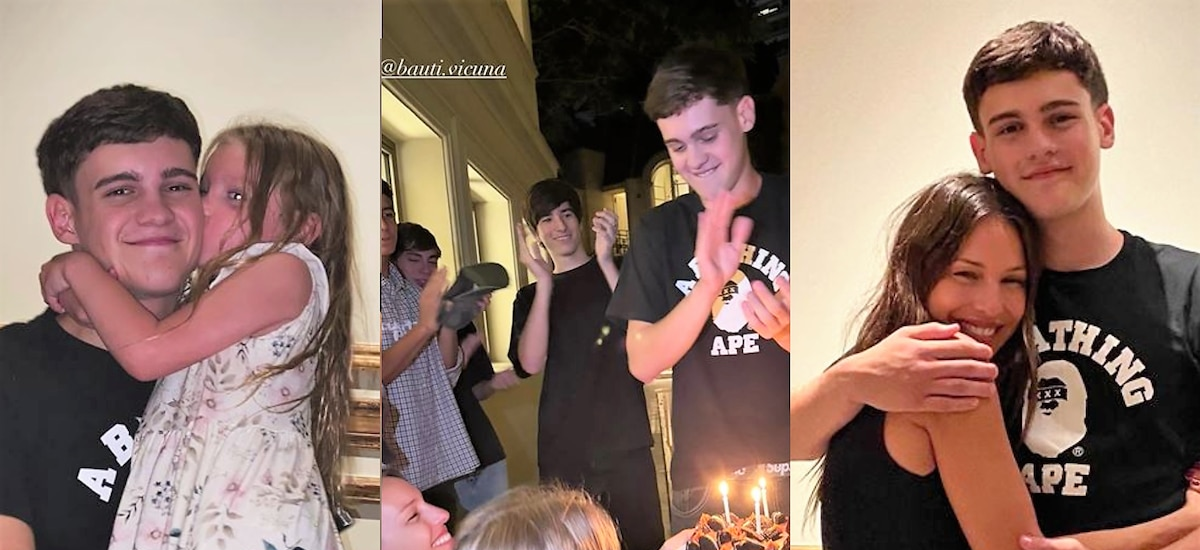 Pampita celebró los 18 años de su hijo Bautista: abrazos, amigos y la torta que le llevó su hermana Anita