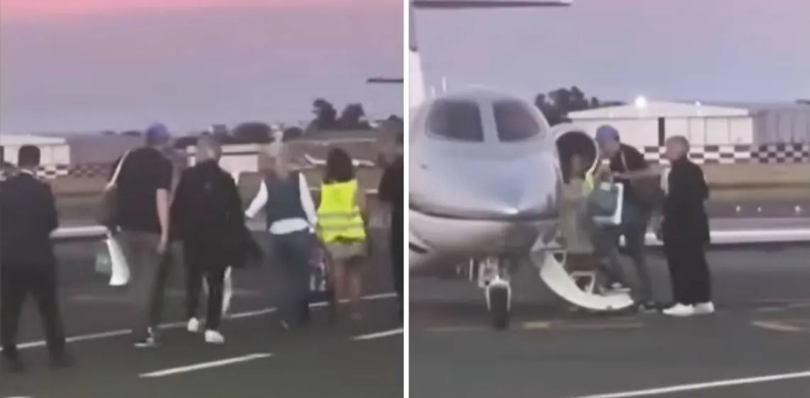 El Gobierno asegura que una gremialista filmó el video de Manuel Adorni antes de subir al avión privado