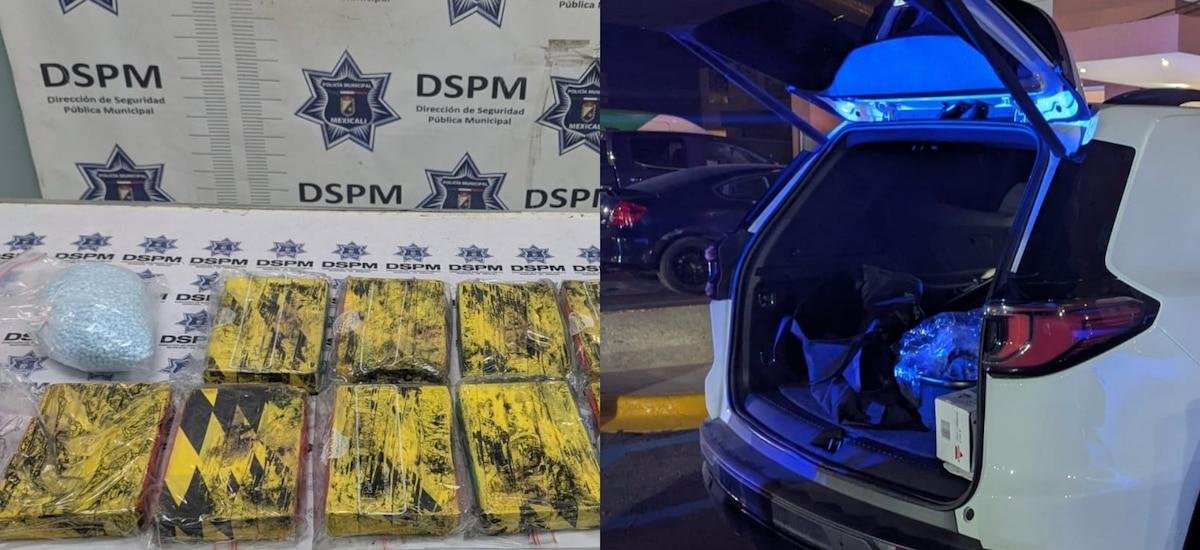 Golpe al narco en Baja California: aseguran 69 kilos de fentanilo tras revisión en Mexicali